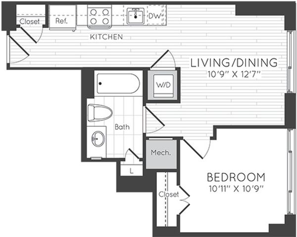Apartment 0221 floorplan