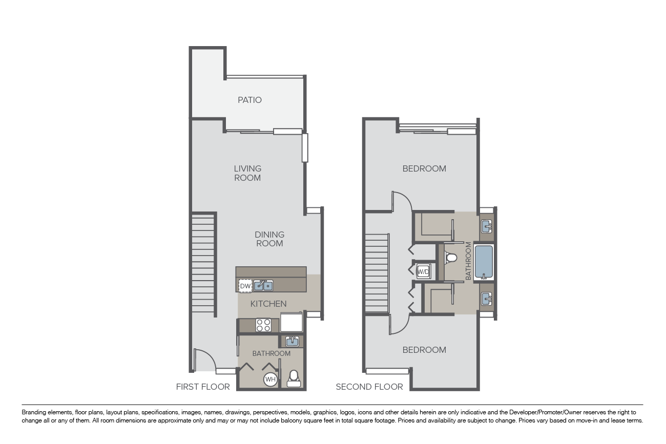 Plan 2A Townhome floor plan