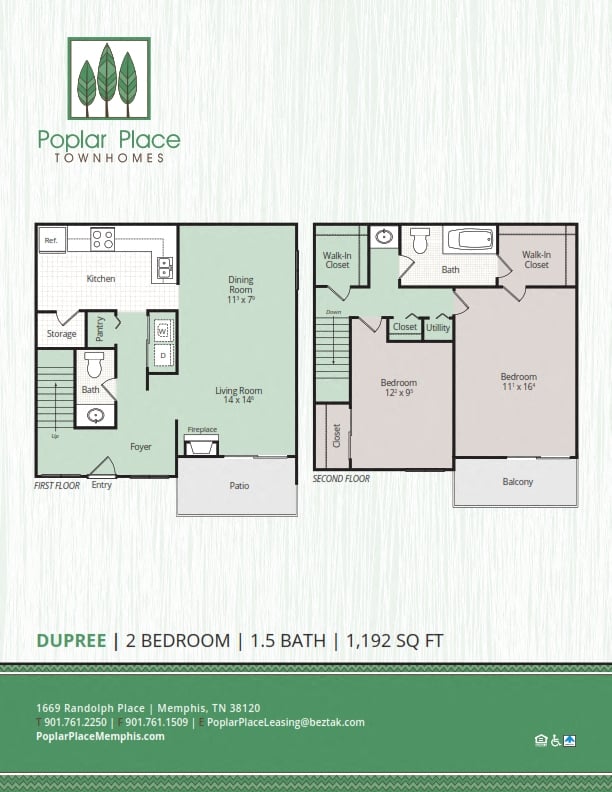 Dupree floor plan