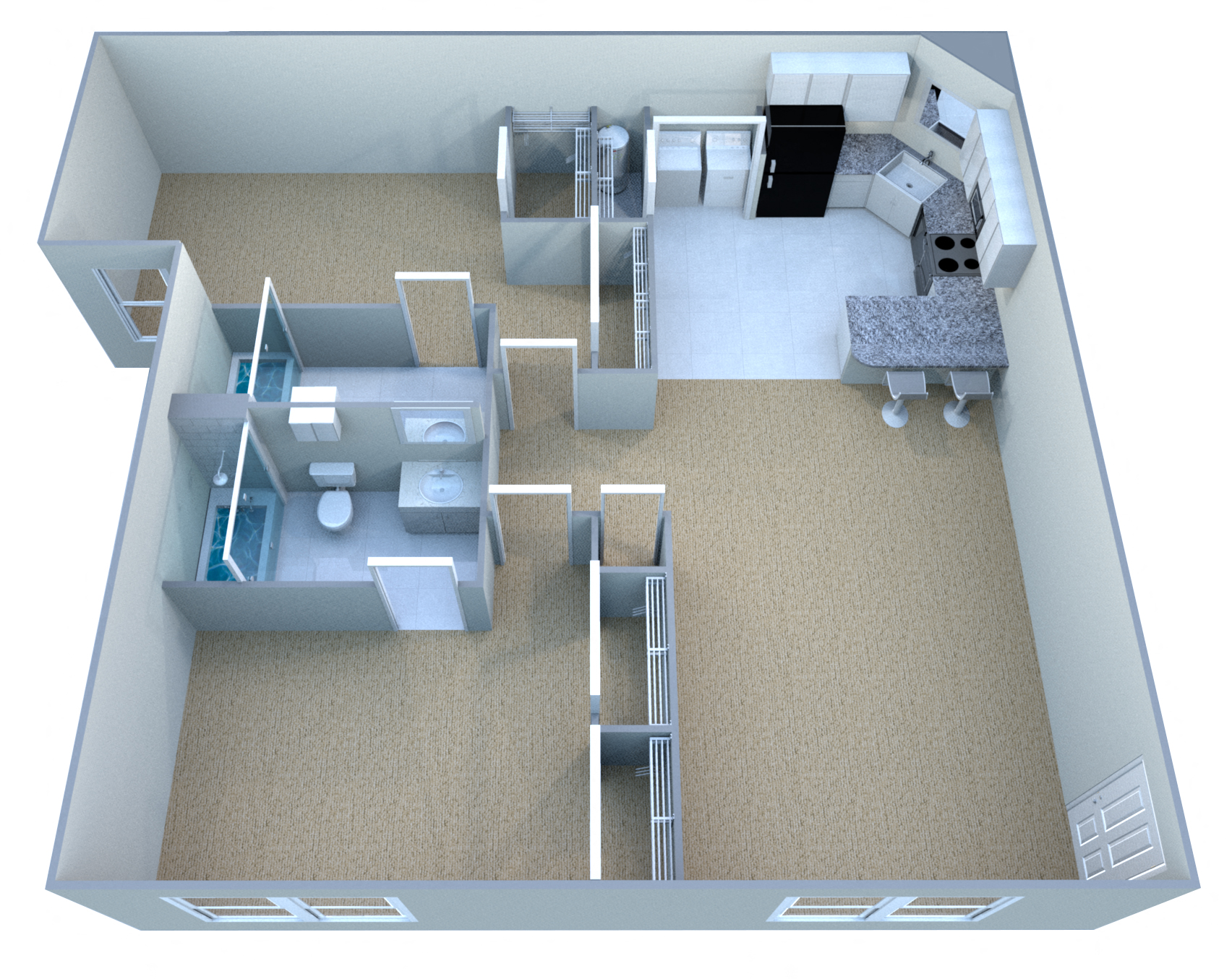Floor Plans of Shiloh in Fayetteville, AR