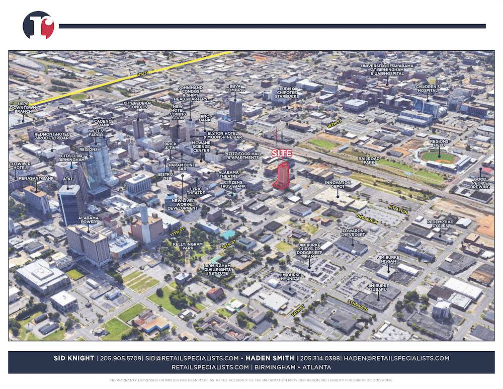 Thomas Jefferson Tower commercial real estate in downtown birmingham, al