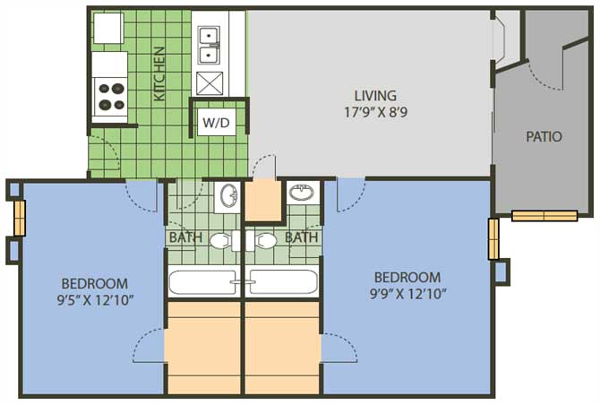 Suite A Floorplan
