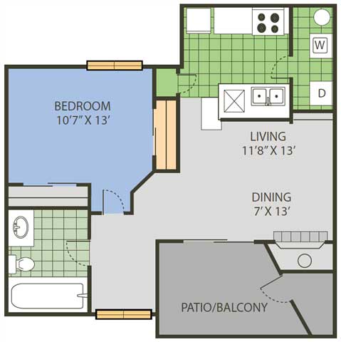 Suite A Floorplan