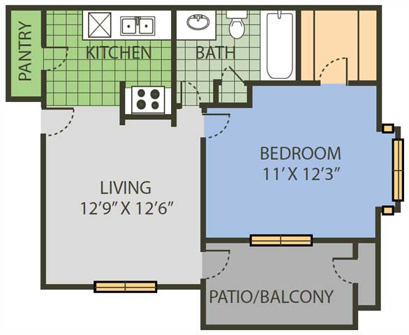 Suite A Floorplan
