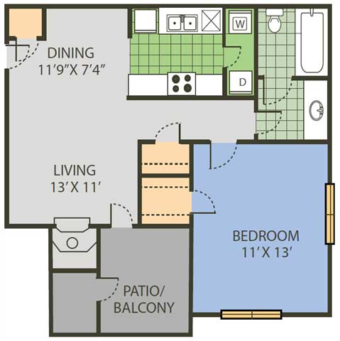 Suite A Floorplan