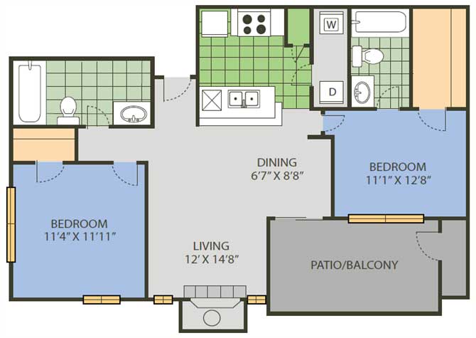 Suite A Floorplan