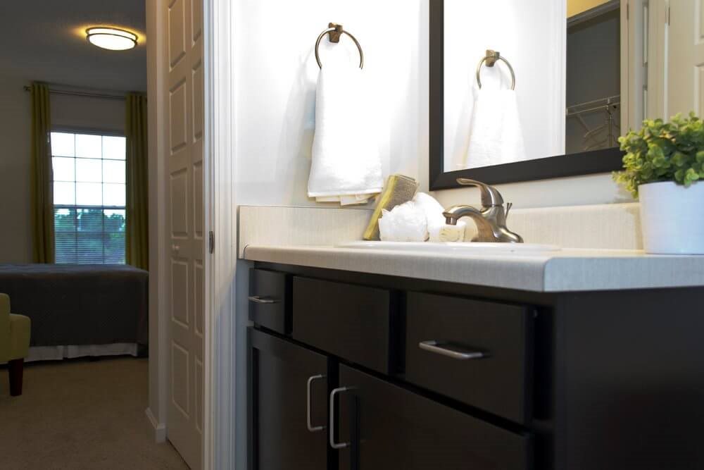 Community clubhouse at 300 at the Circle Apartments