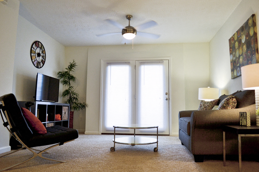 Spacious Living areas at 300 at the Circle