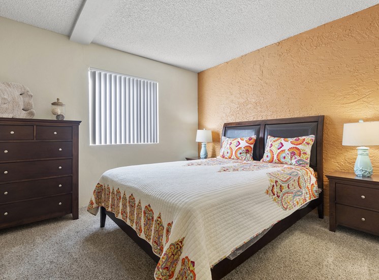 Cozy Bedroom with Carpet Flooring