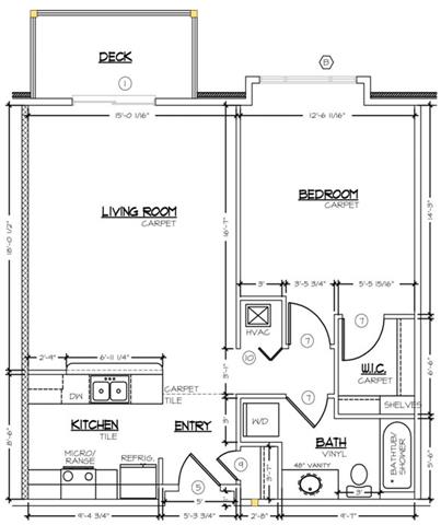 Suite A Floorplan