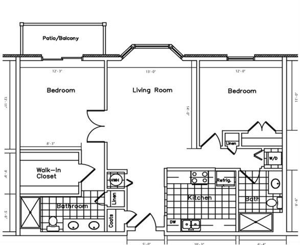 Suite A Floorplan