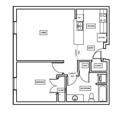 Suite A Floorplan