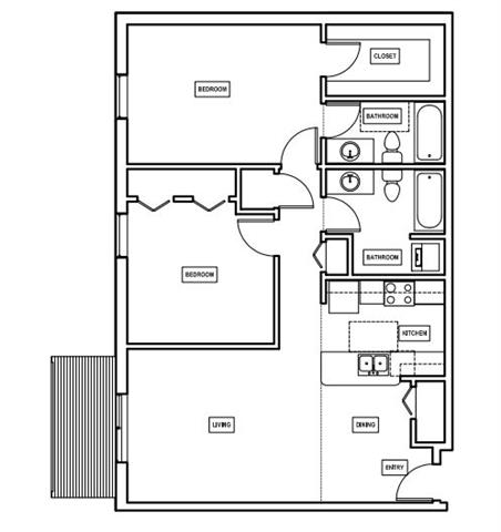 Suite A Floorplan