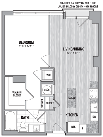 floor plan 411