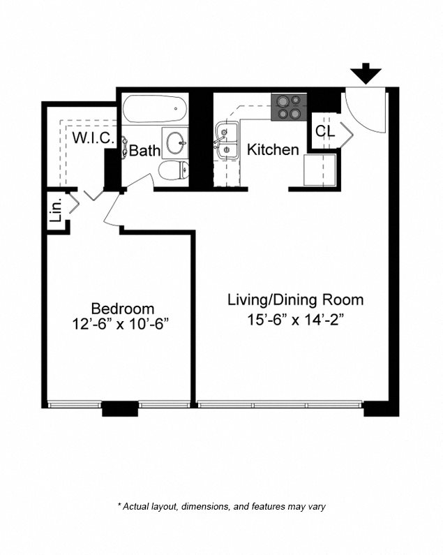 Unit 1907 floor plan