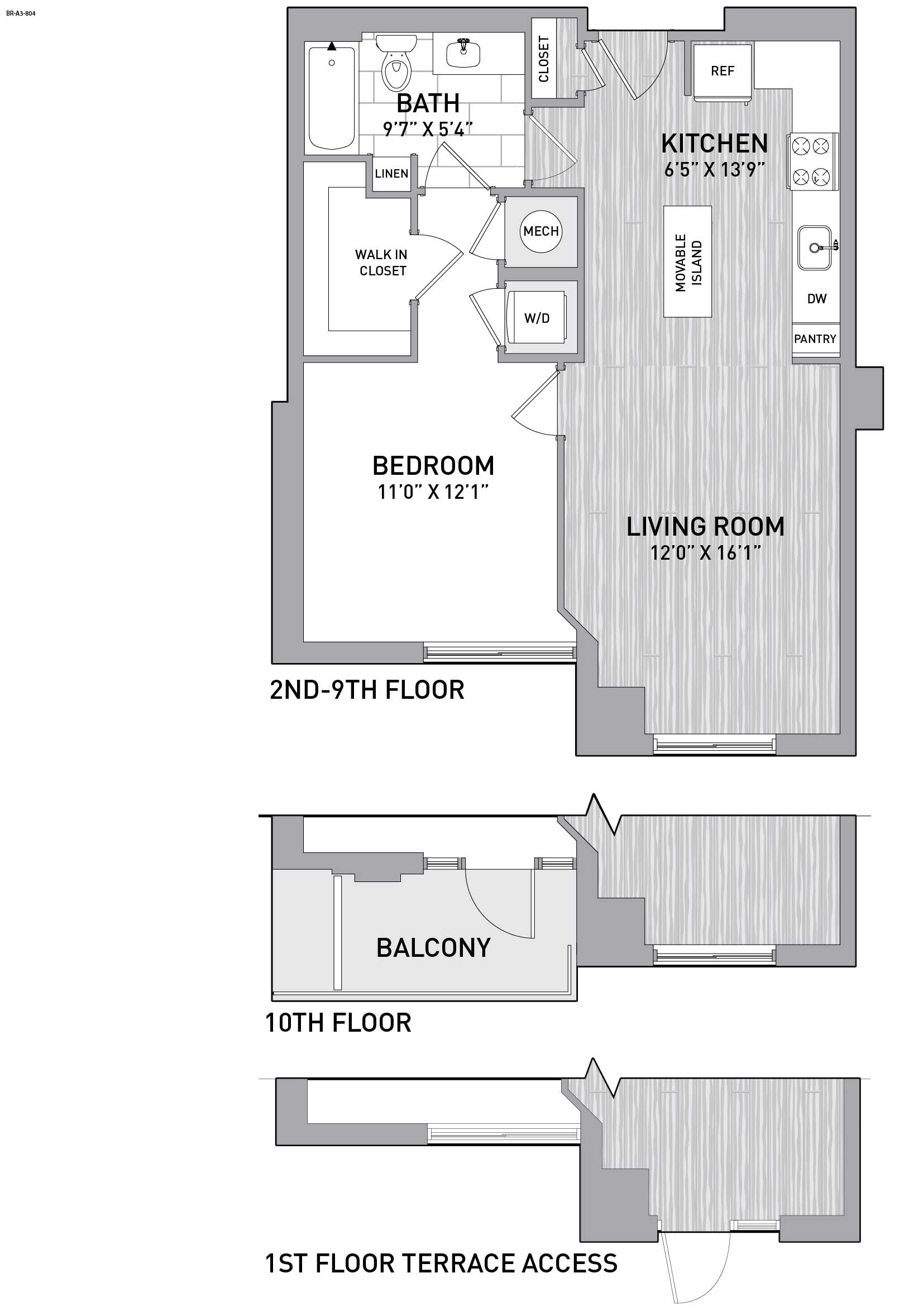 Floor Plan Image of Apartment Apt 151-0709