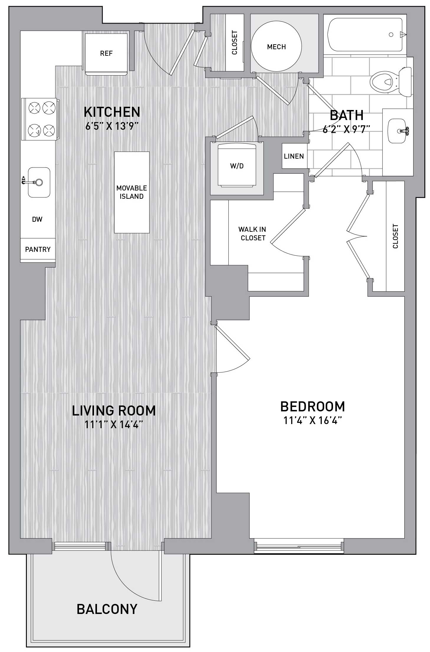 Floorplan Image of unit 151-0810