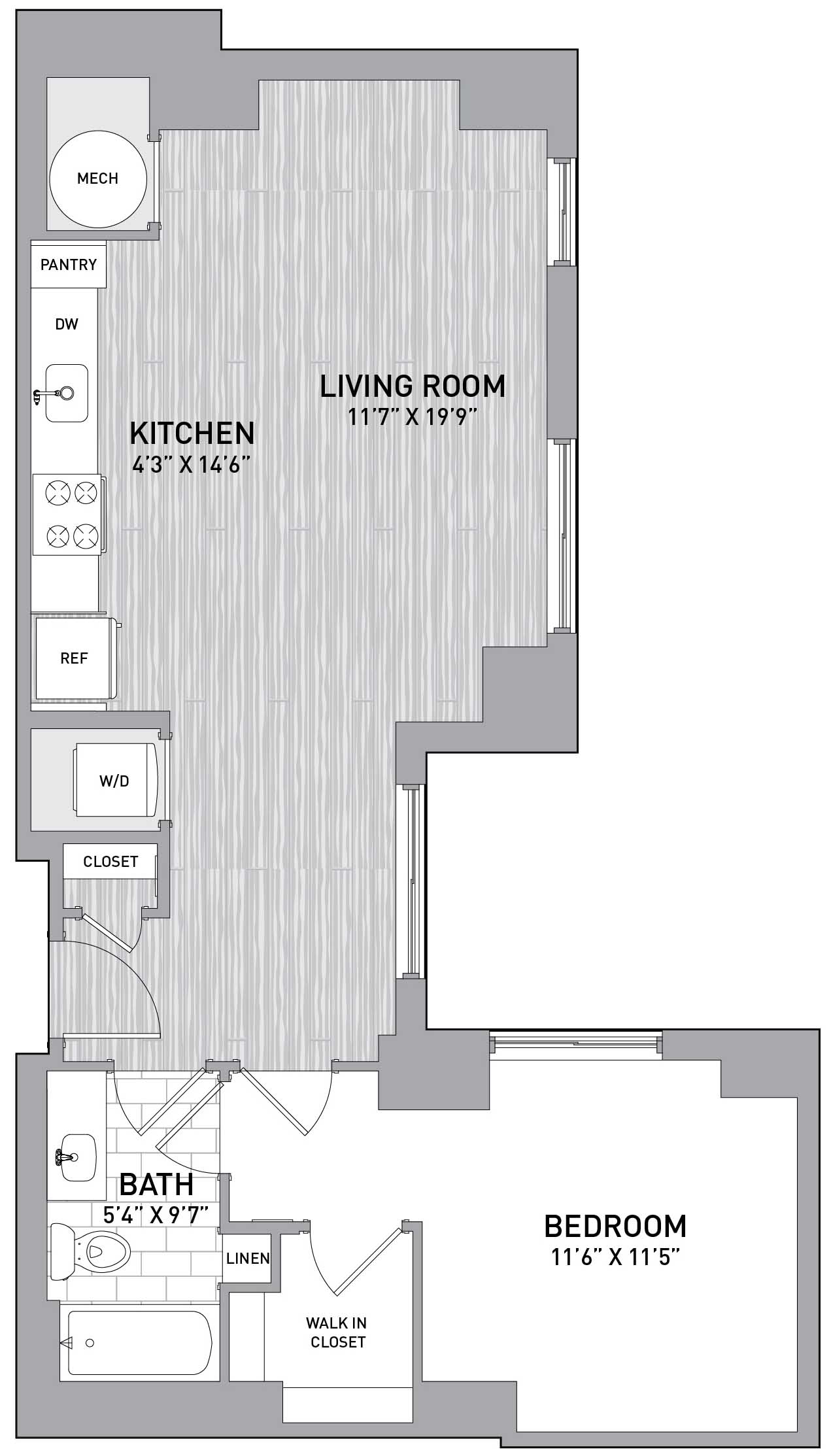 Floorplan Image of unit 151-1101