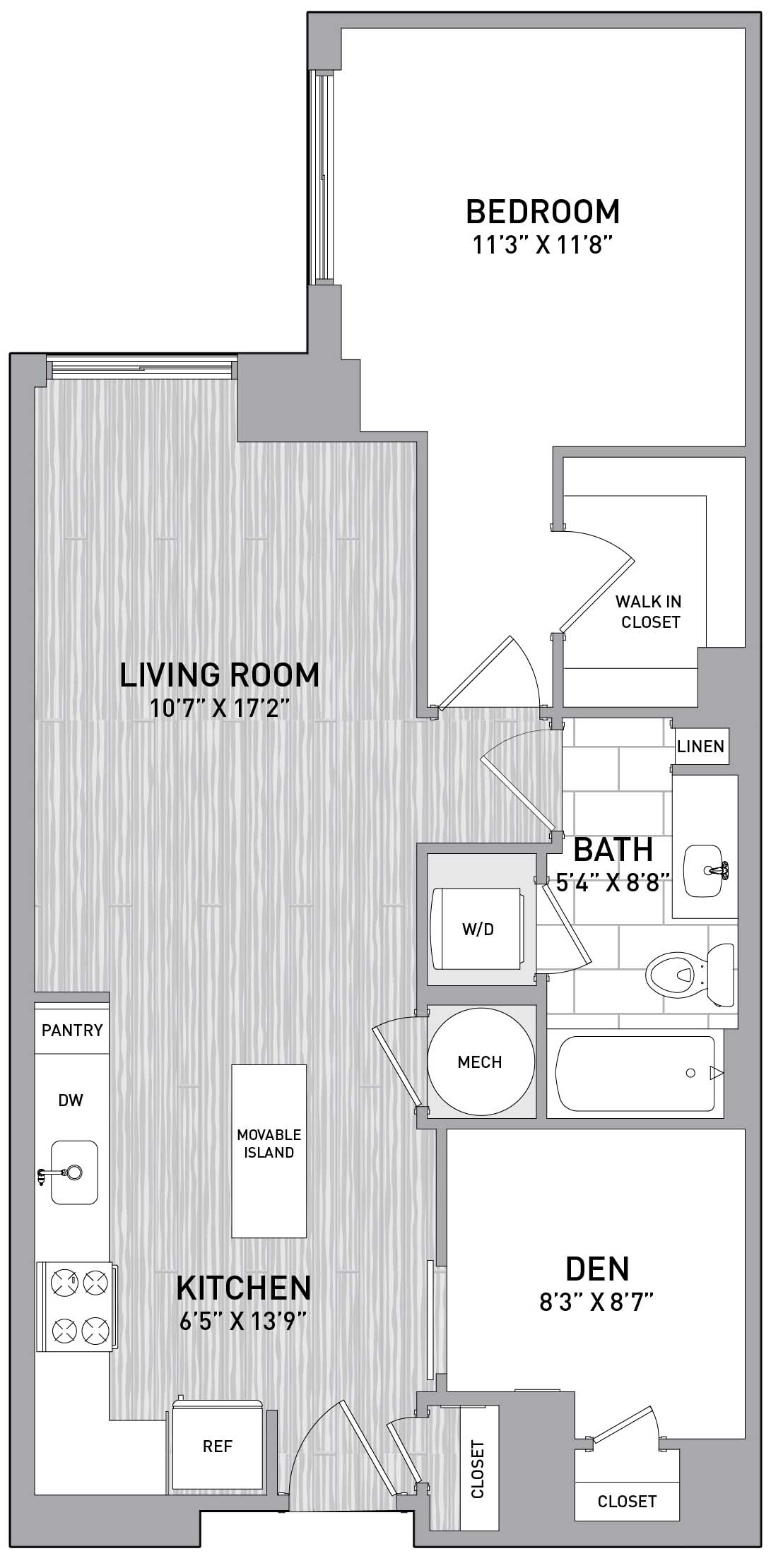 Floor Plan Image of Apartment Apt 151-0315