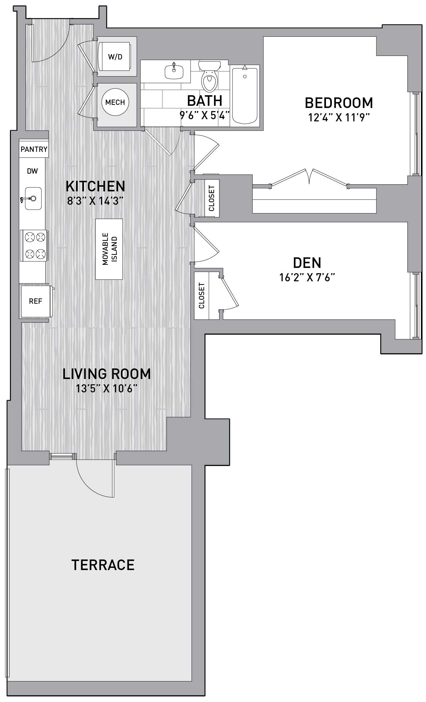 Floorplan Image of unit 151-0111