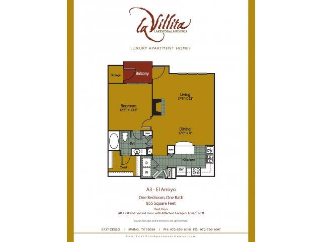 Floor plan layout diagram for Classic