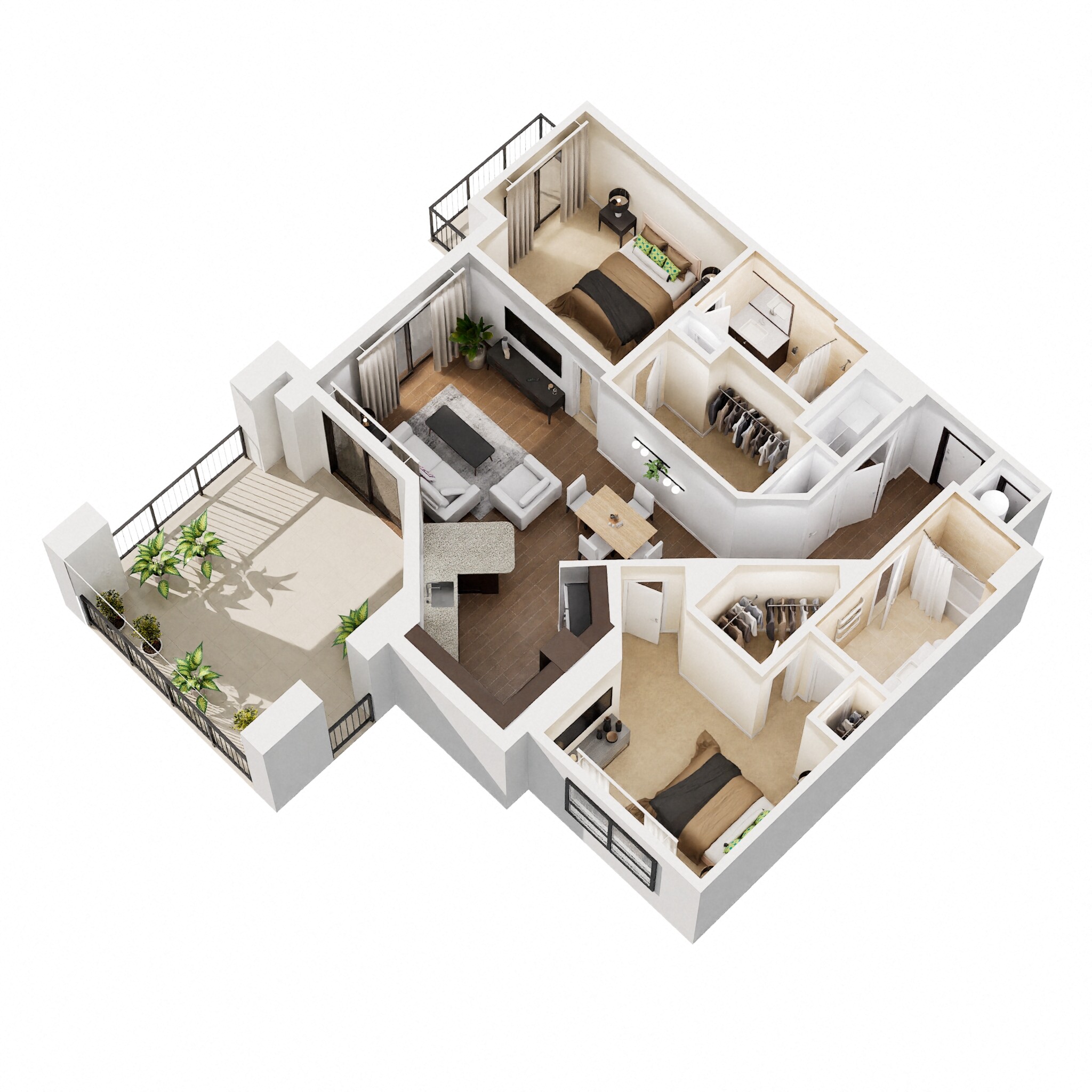 2B7 floor plan