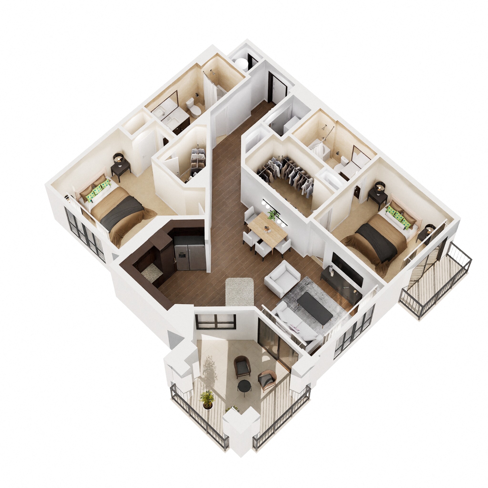 2B6 floor plan