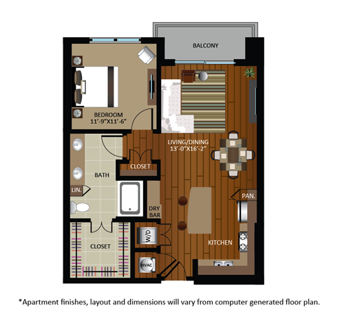 A9 floor plan
