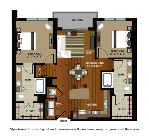 B3A floor plan