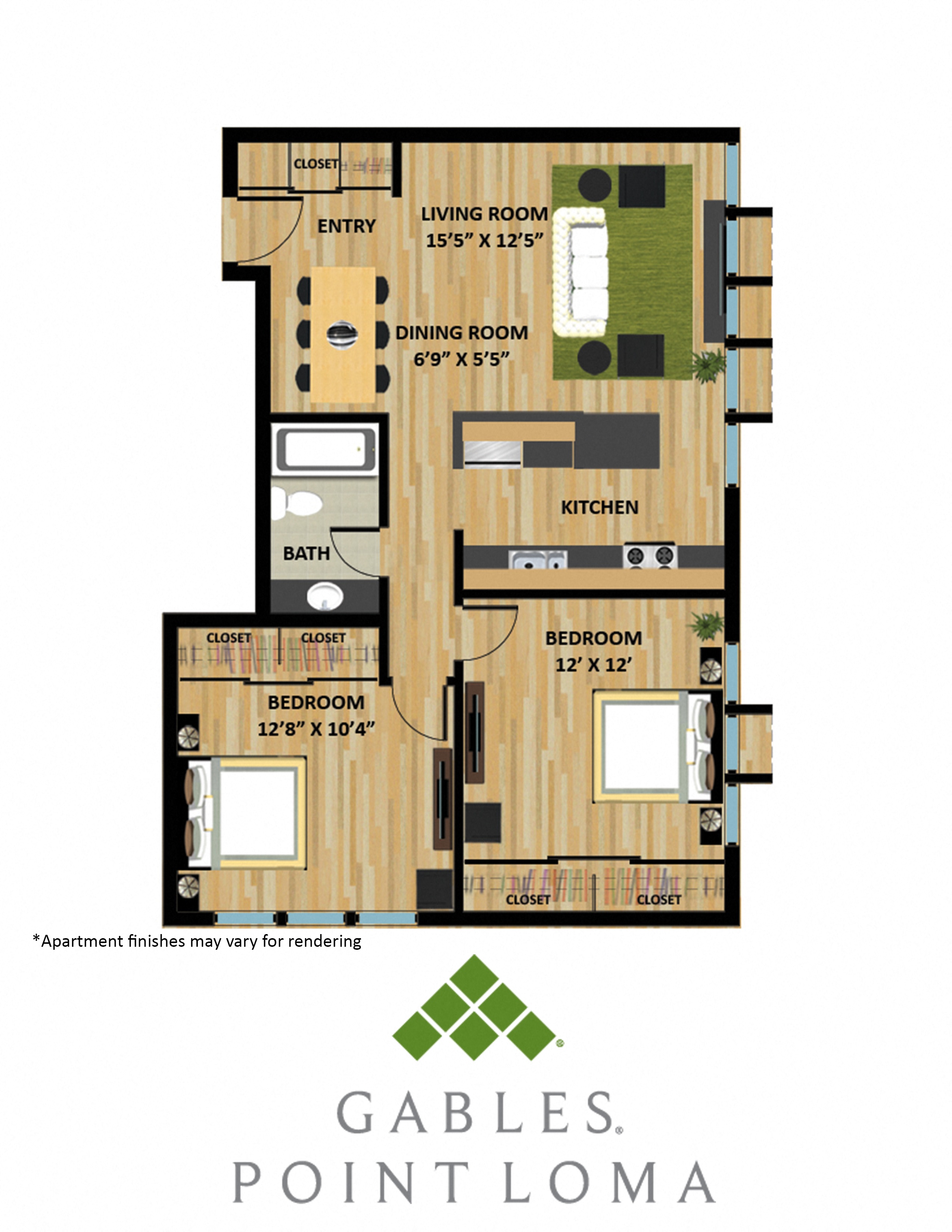 A floor plan