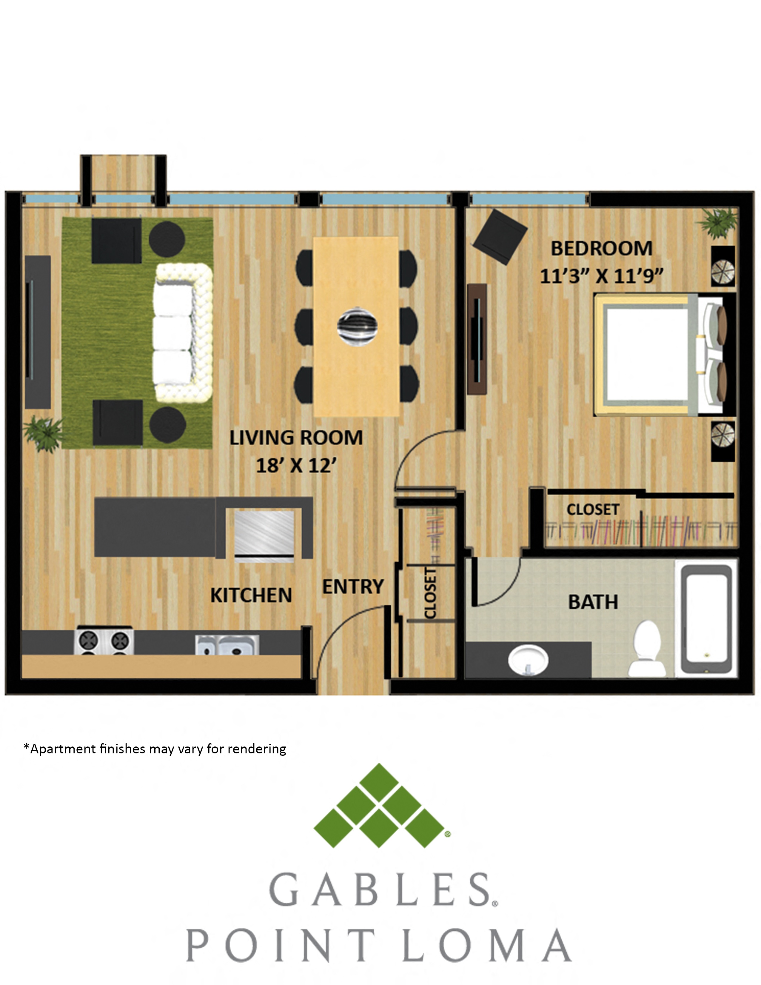 E floor plan