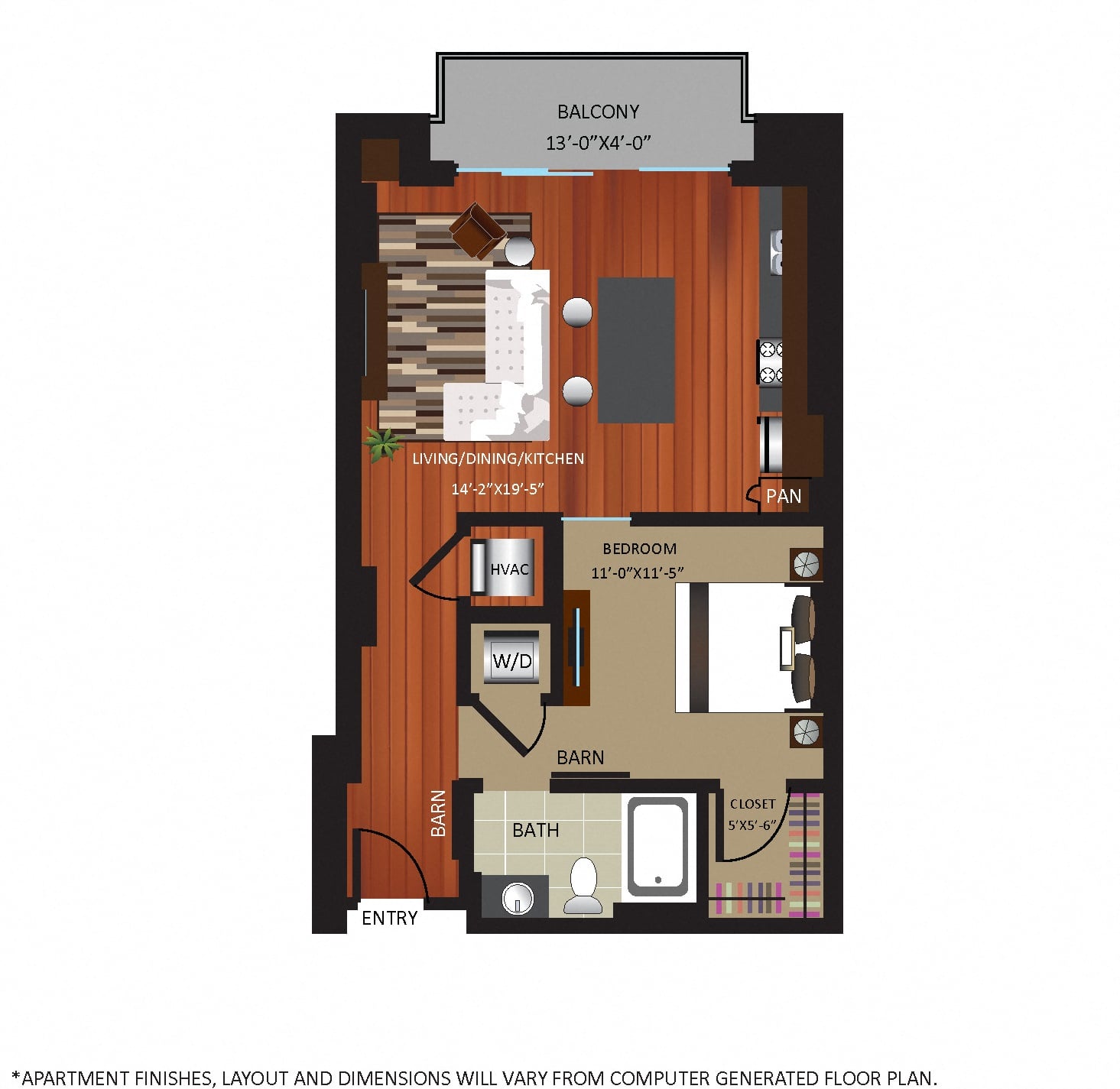 A2 floor plan