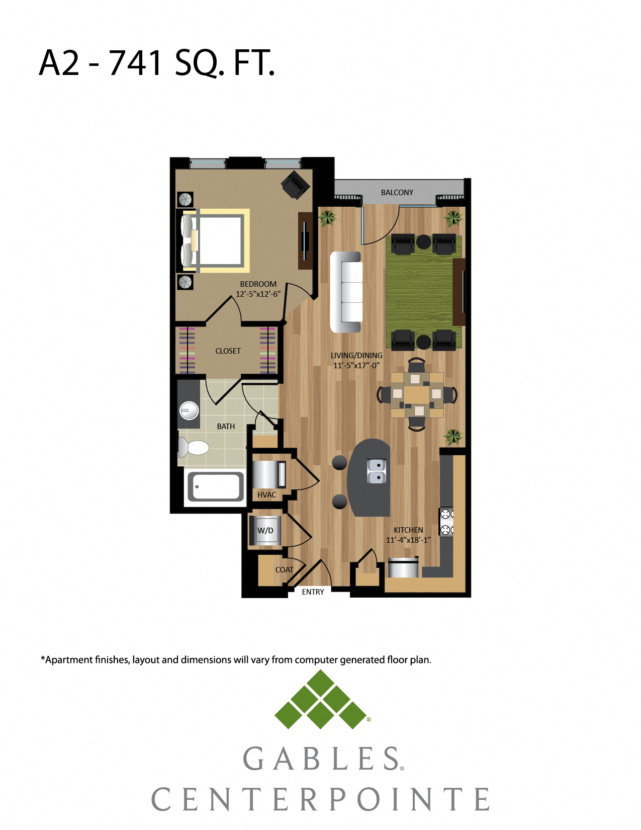 A2 floor plan