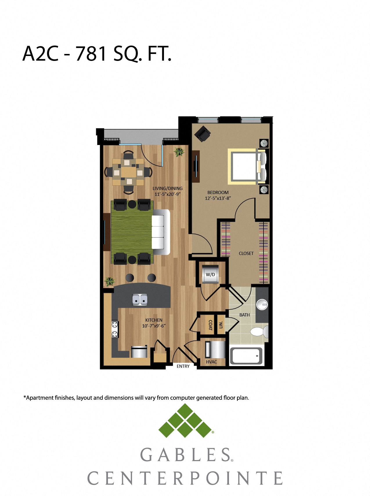 A2C floor plan