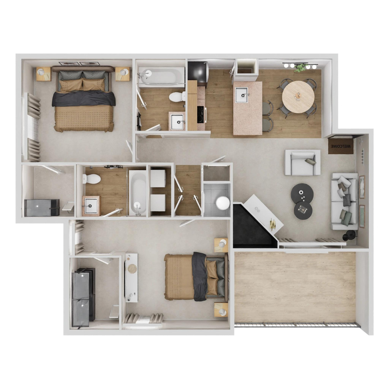 B2 floor plan