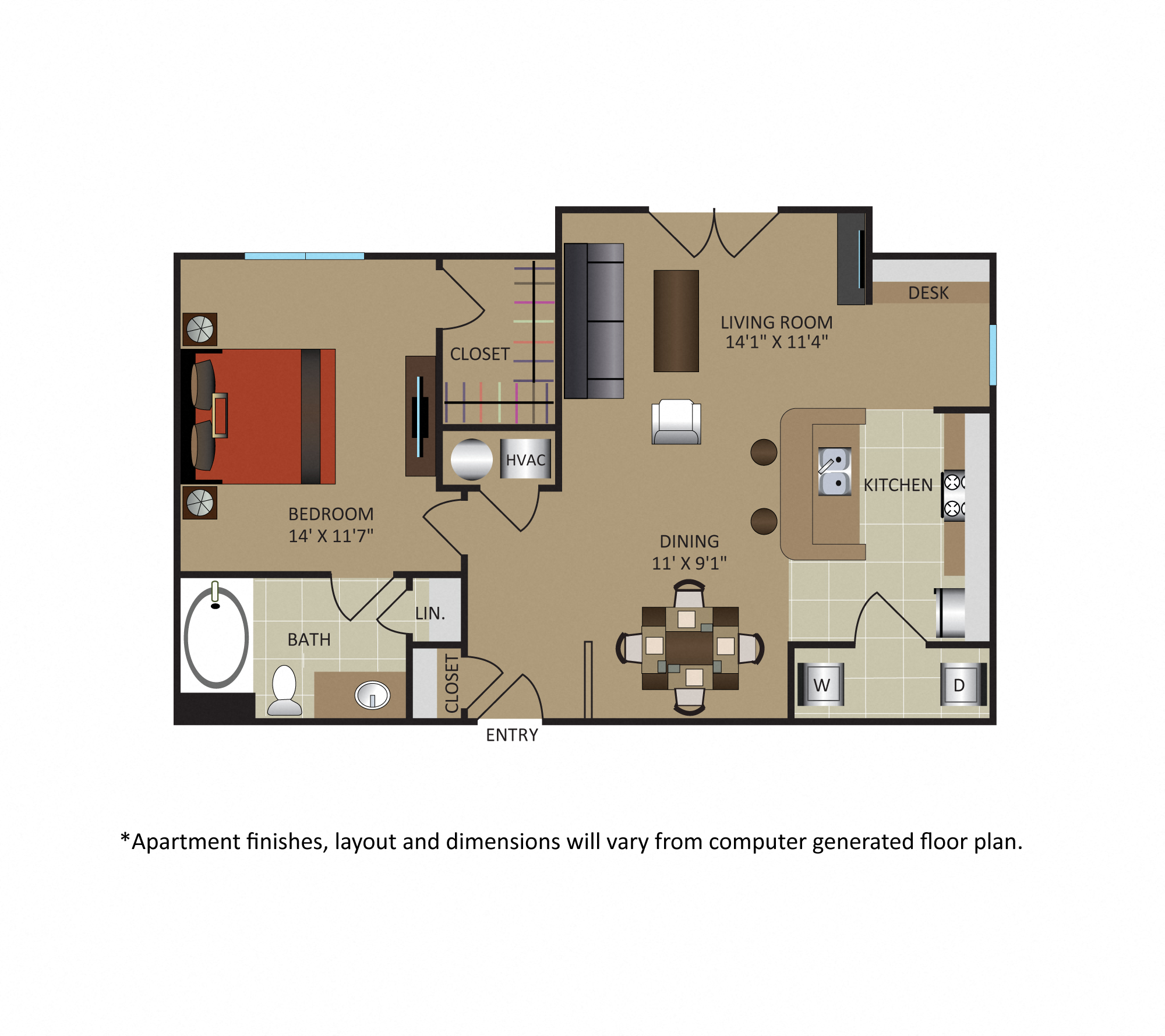 A1-York floor plan