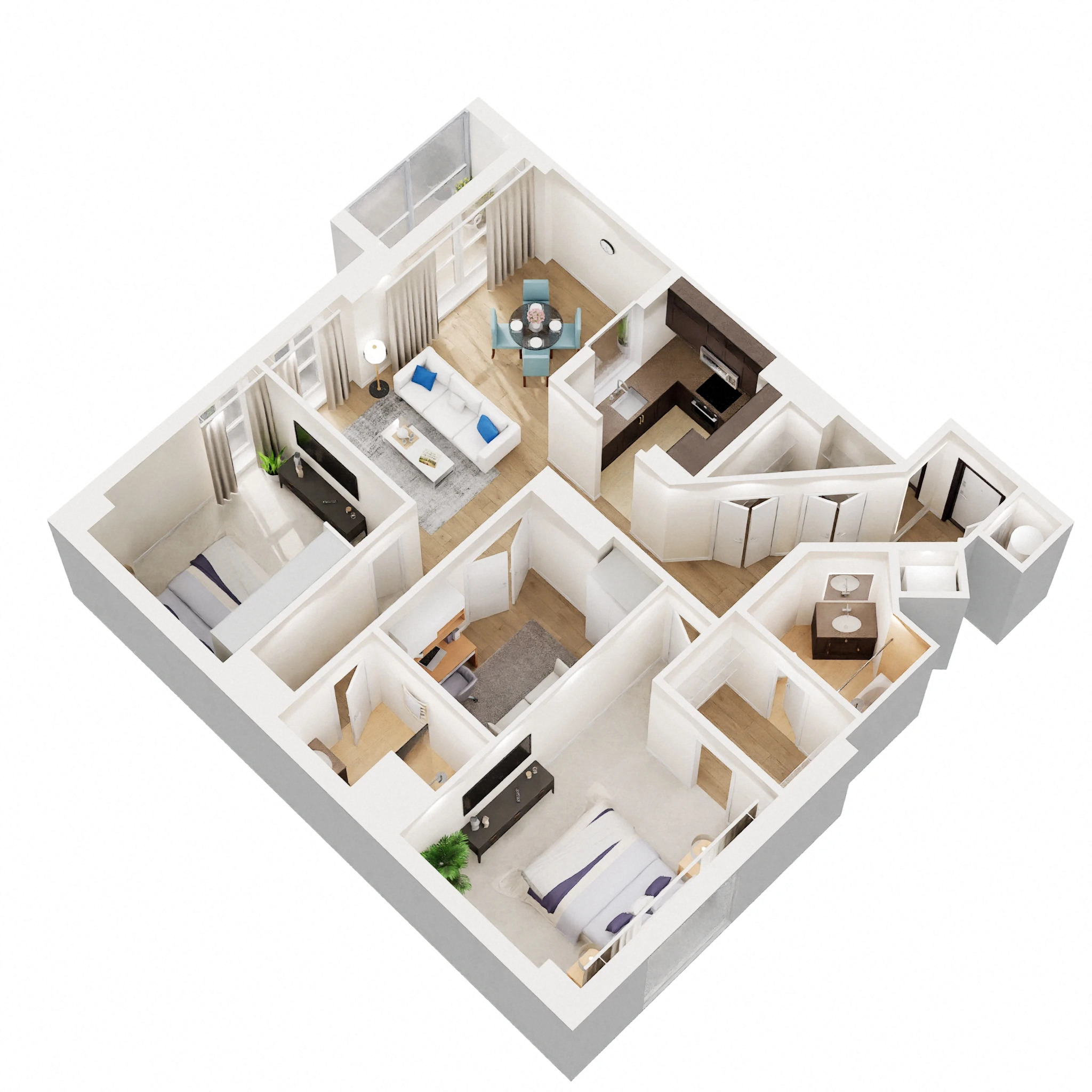 B3A floor plan