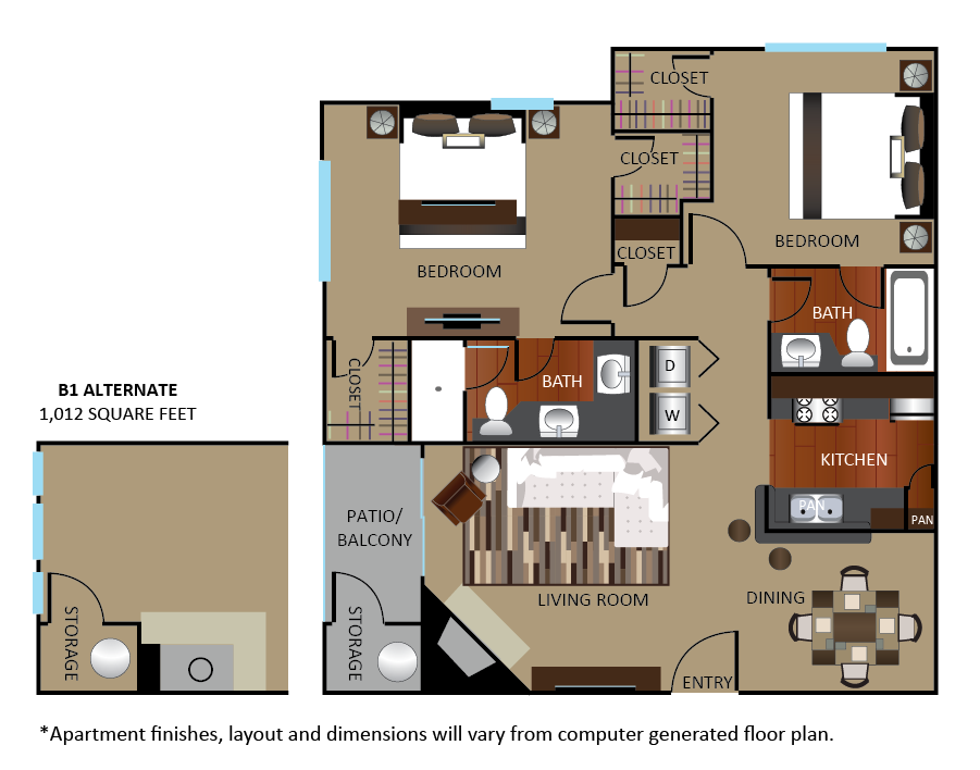 1GR floor plan