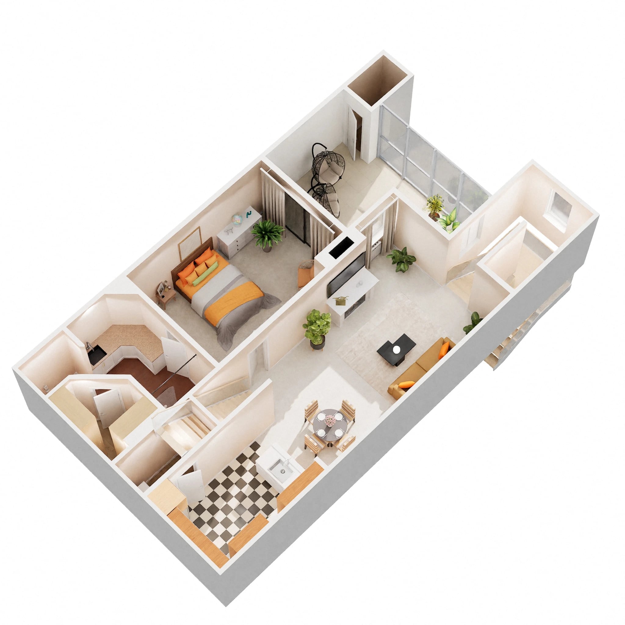 B3A floor plan
