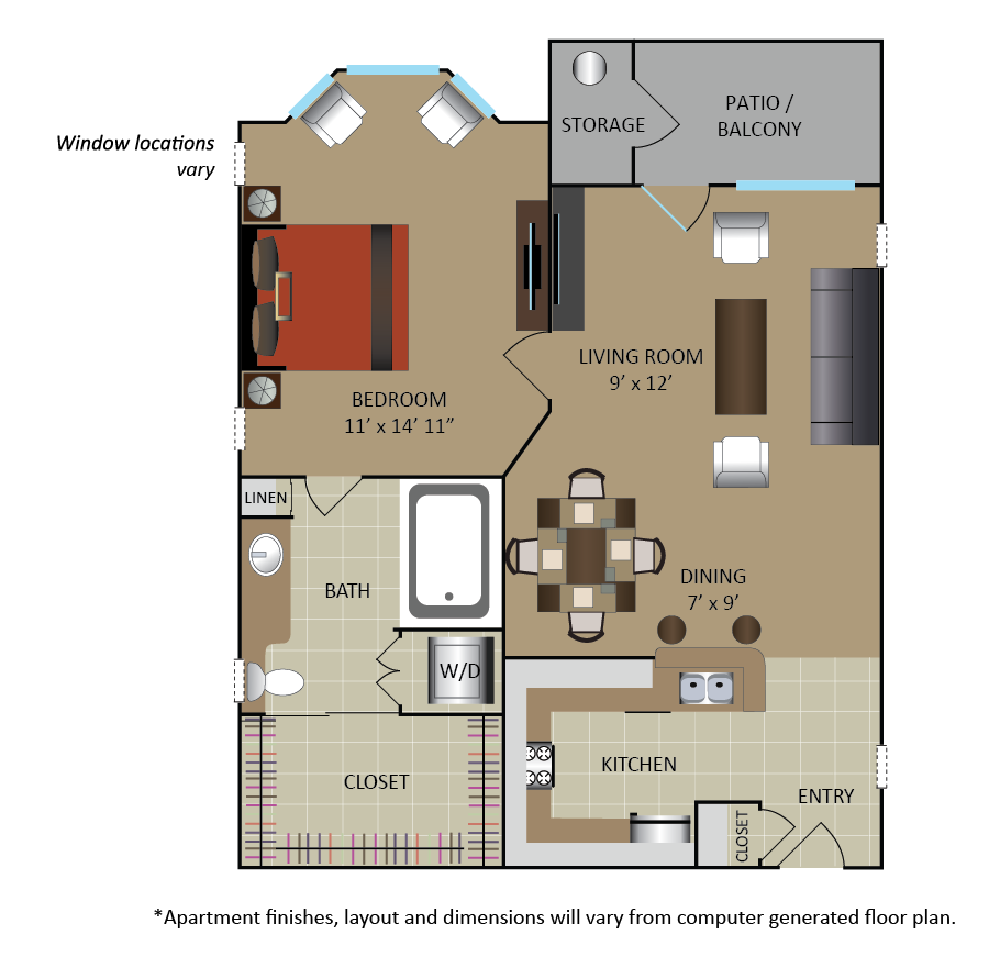 A1 floor plan