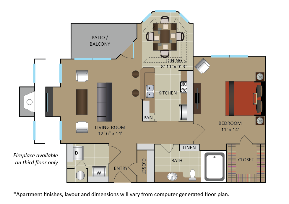 A2 floor plan