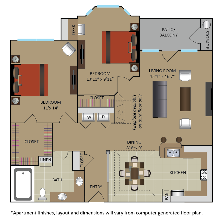 B floor plan