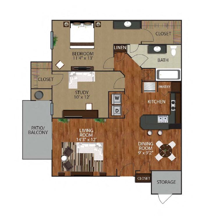 B floor plan