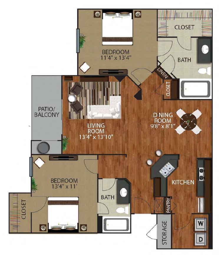 C floor plan