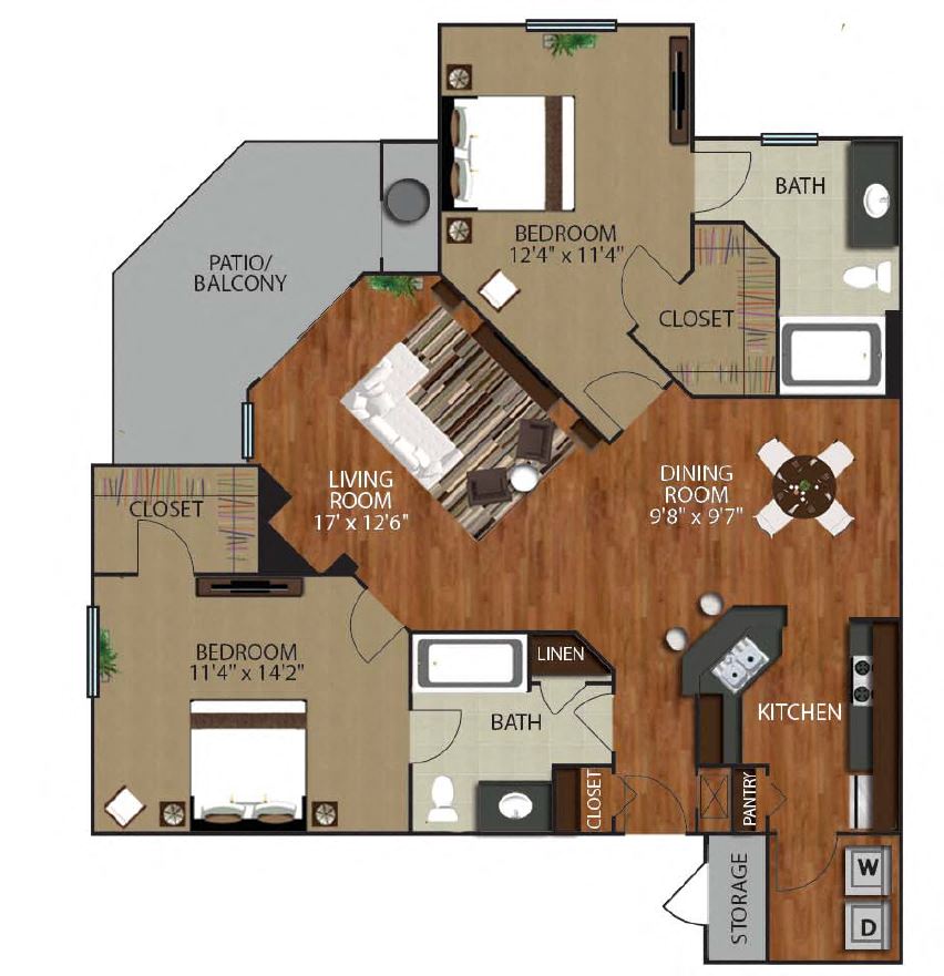 D floor plan