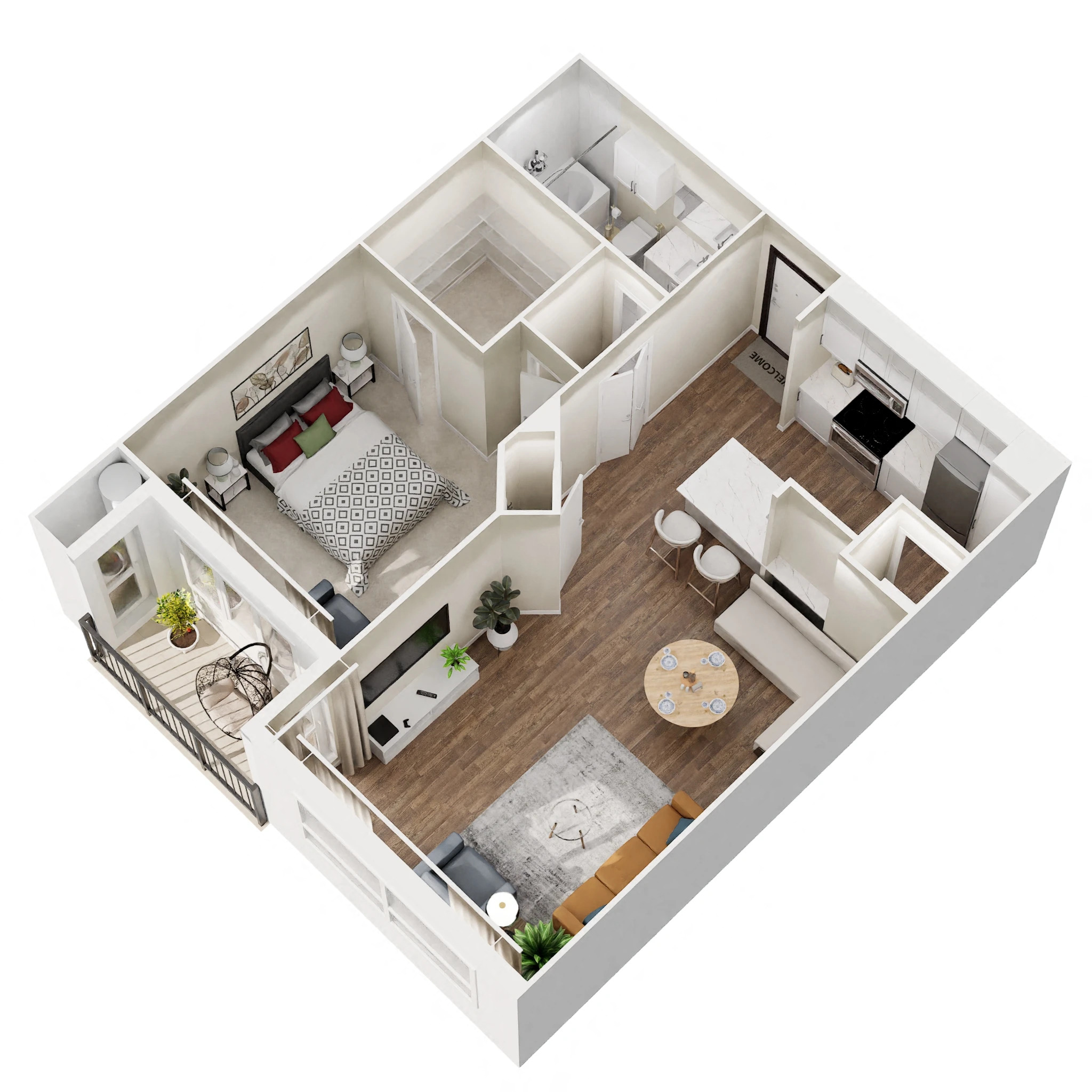 B2 - Renovated floor plan