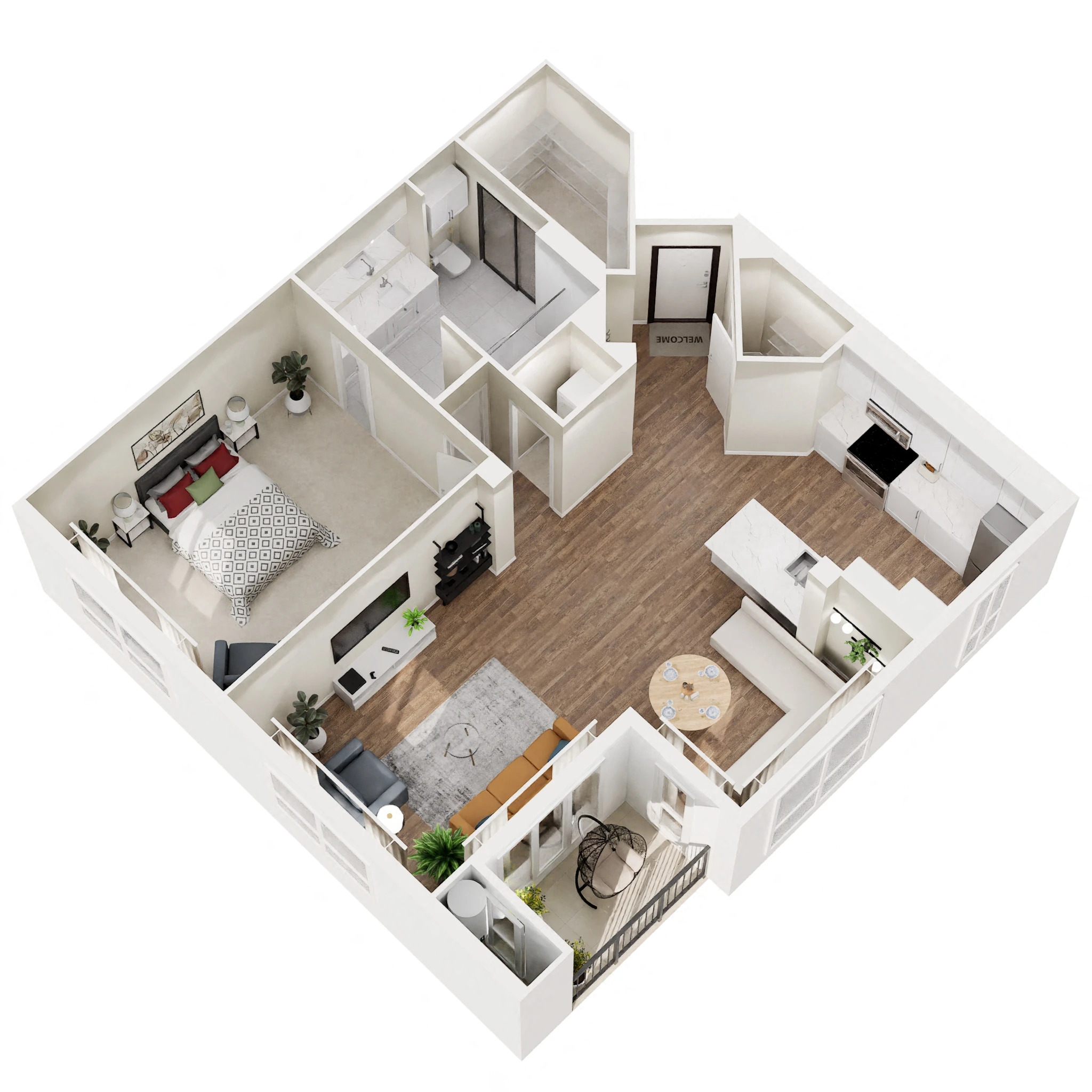 Be - Renovated floor plan