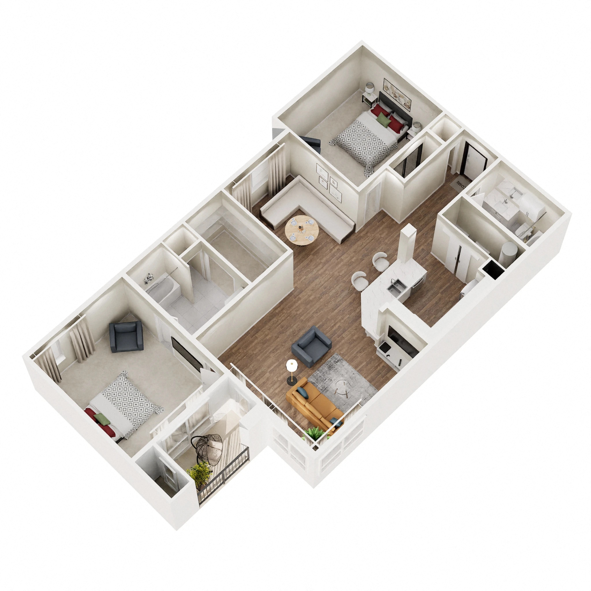 C - Renovated floor plan