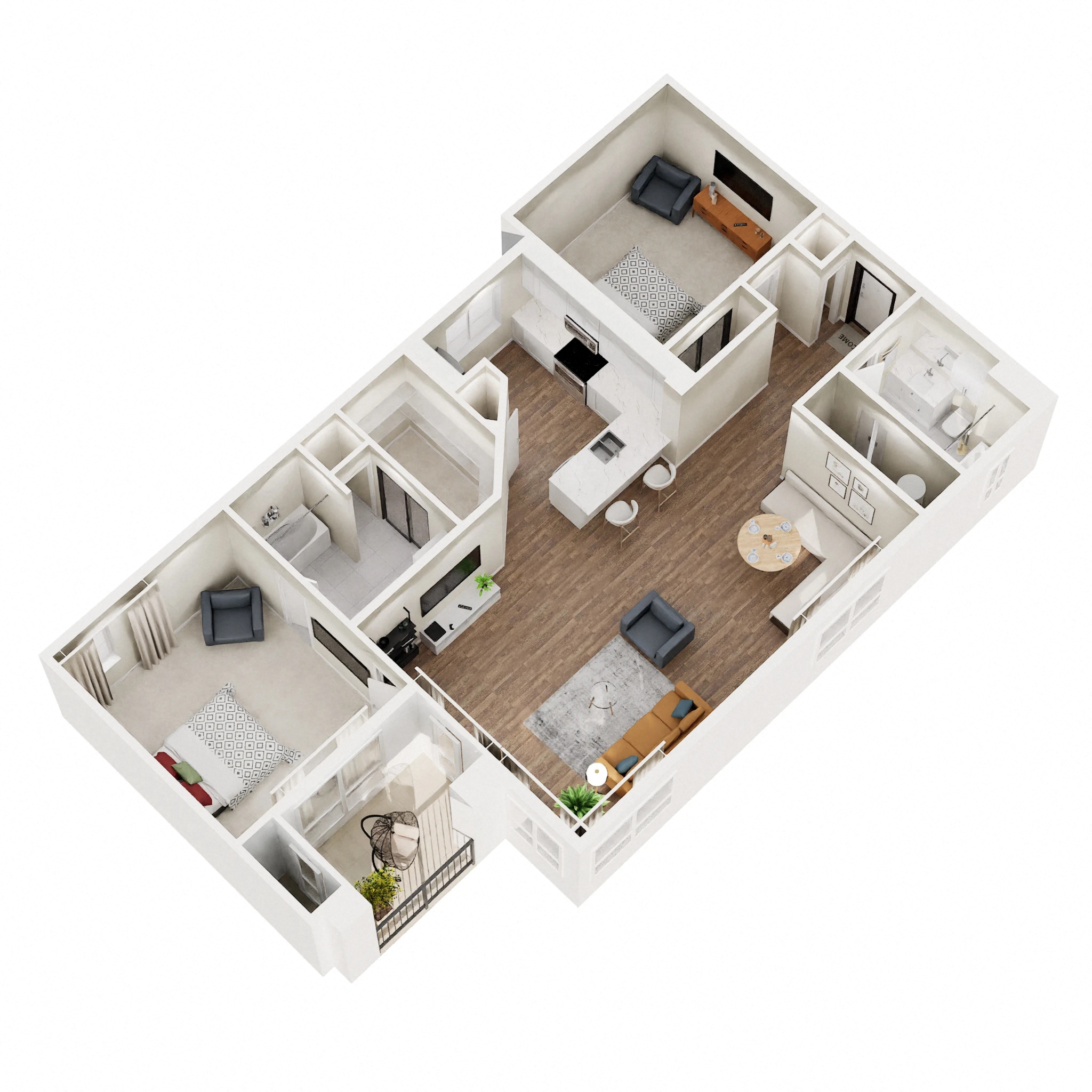 C2 - Renovated floor plan