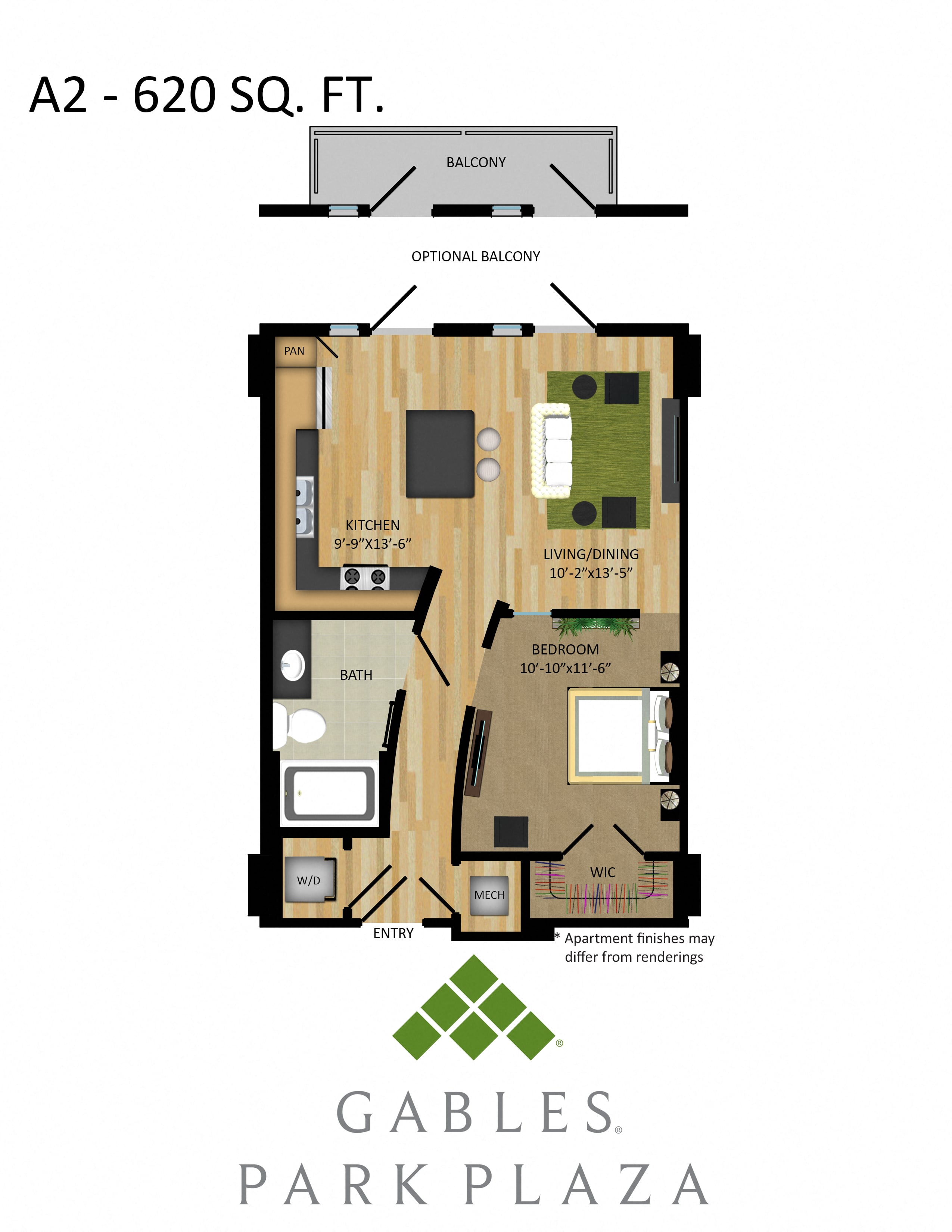 A2 floor plan